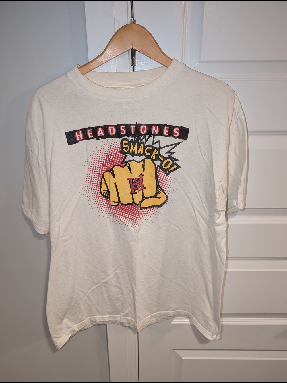 Vintage 1990s Headstones Smack-O! Concert Back Print Graphic T-Shirt Rock Band